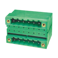 Pluggable terminal block R/A Header Pin spacing 5.00/5.08 mm 2*6-pole Male connector