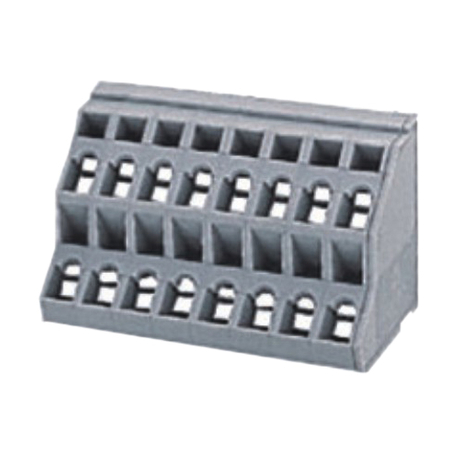 Screwless terminal blocks Push-button 2.5 mm² Pin spacing 5.00/7.50/10.00 mm 8-pole PCB Connector