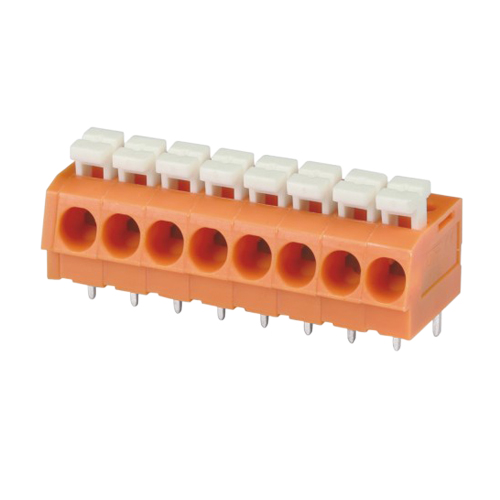 Screwless terminal blocks Push-button 0.2-2.5 mm² Pin spacing 5.00 mm 8-pole PCB Connector