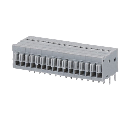 Screwless terminal blocks Push-button 1.0 mm² Pin spacing 2.54 mm 16-pole PCB Connector