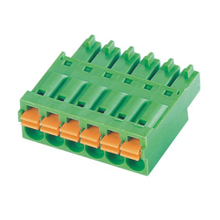 Pluggable terminal block Plug in 0.5-1.5mm² Pin spacing 3.50/3.81 mm 6-pole Female connector