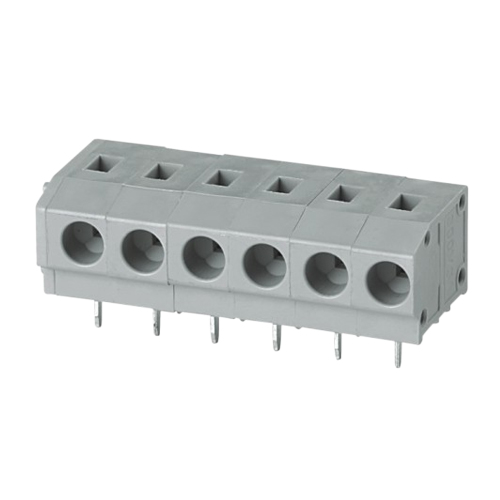 Screwless terminal blocks Push-button 1.5 mm² Pin spacing 5.00 mm; 6-pole PCB Connector
