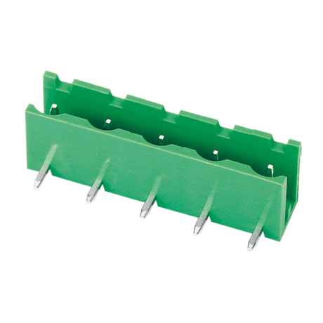 Pluggable terminal block R/A Header Pin spacing 7.50/7.62 mm 5-pole Male connector