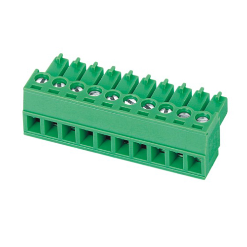 Pluggable terminal block Plug in 0.5-1.5mm² Pin spacing 3.50/3.81 mm 10-pole Female connector