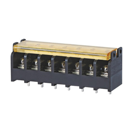 Barrier terminal blocks Screw type 2.5mm² Pin spacing 8.50 mm 7-pole PCB connector