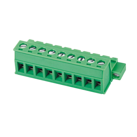Pluggable terminal block Plug in 2.5mm² Pin spacing 5.08 mm 9-pole Female connector
