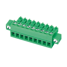 Pluggable terminal block Plug in 0.5-1.5mm² Pin spacing 3.5/3.81 mm 4-pole Female connector