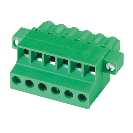 Pluggable terminal block Plug in 2.5mm² Pin spacing 5.08 mm 6-pole Female connector