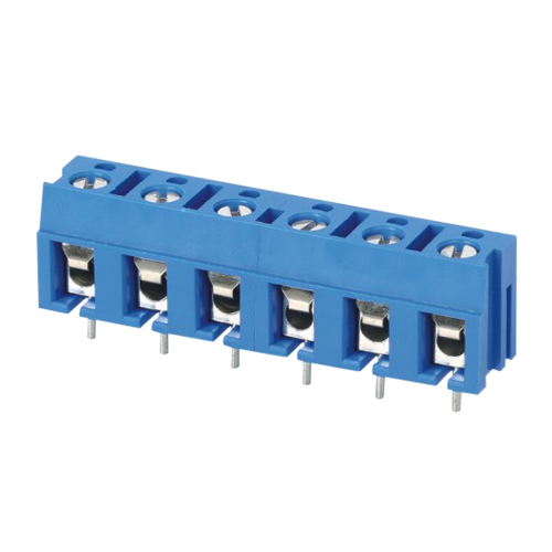 Euro terminal blocks Spring type 2.5mm² Pin spacing 7.50mm 6-pole; PCB connector