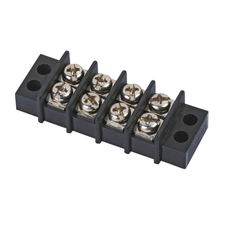Barrier terminal blocks Screw type 6.0mm² Pin spacing 9.50 mm 2*4-pole PCB connector 