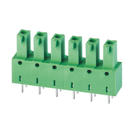 Pluggable terminal block Plug in Pin spacing 5.08 mm 6-pole Female connector