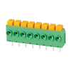 Screwless terminal blocks Push-button 1.0 mm² Pin spacing 5.00 mm 8-pole PCB Connector